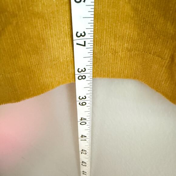 Voodoo Vixen Corduroy A-Line Button Front Dress Mustard NWT Size 3X US 16/18 - Picture 10 of 15